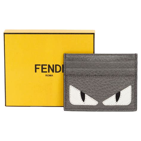 fendi monster eyes card holder|fendi bifold card holder.